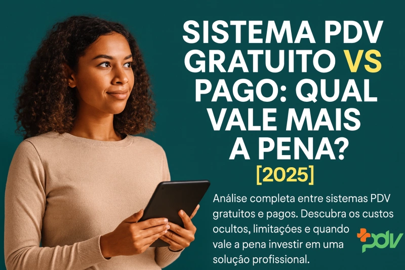 Sistema PDV Gratuito vs Pago: Qual Vale Mais a Pena? [2025]